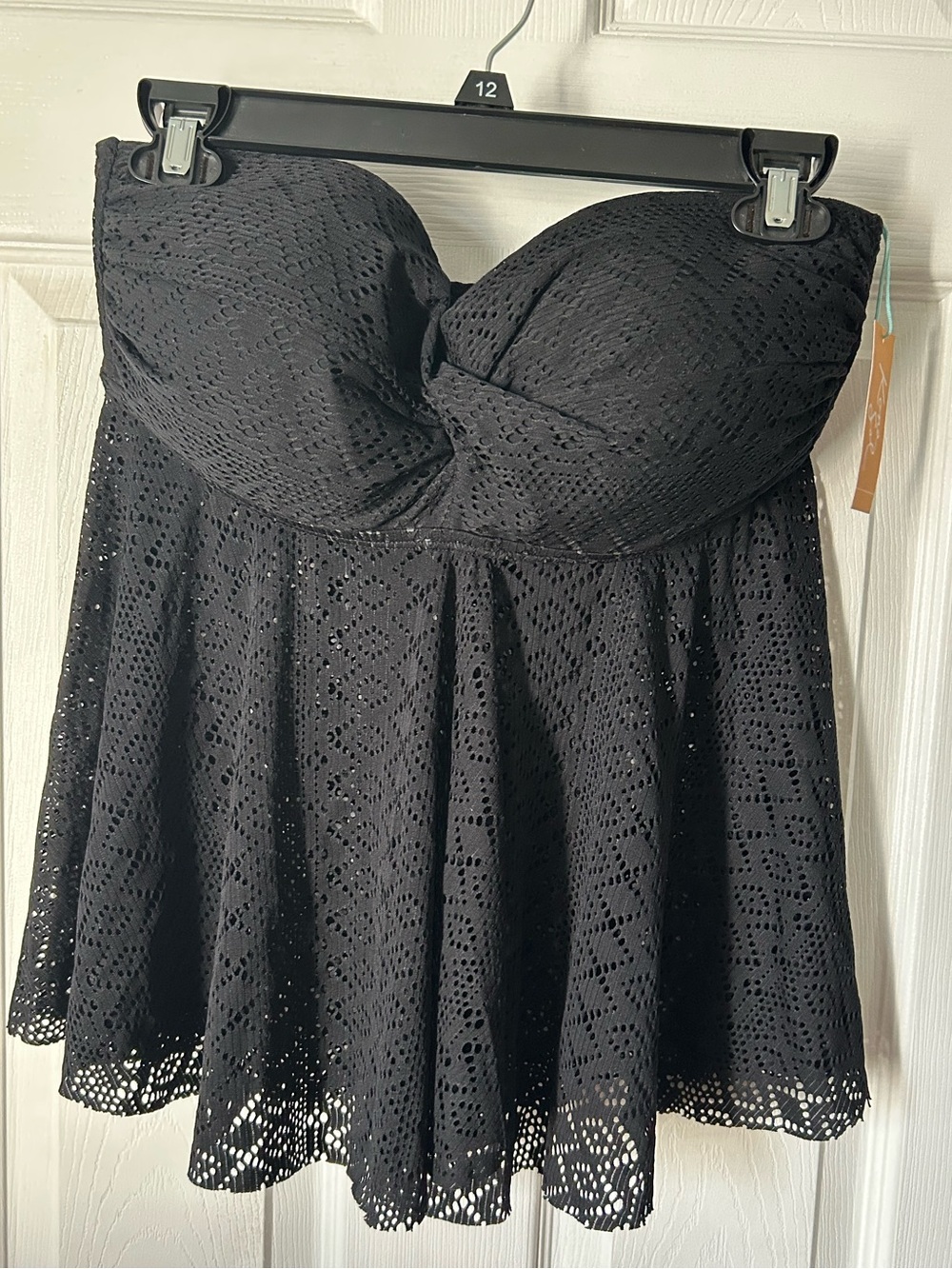 Target Black Lace Tankini Swimdress